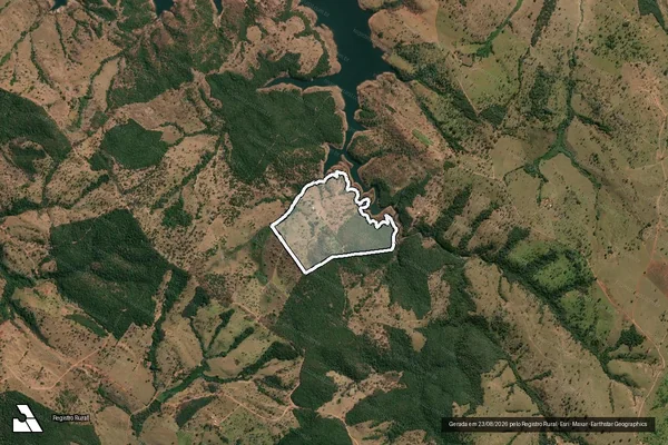 Imagem de satélite de Fazenda Serra Negra Lug Queixada M em DOURADOQUARA - MG