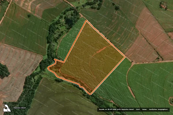 Imagem de satélite de Fazenda Renascer em Jaguapitã - PR