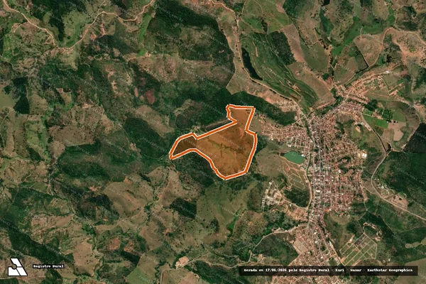 Imagem de satélite de SITIO DOS CORUJAS em MALACACHETA - MG
