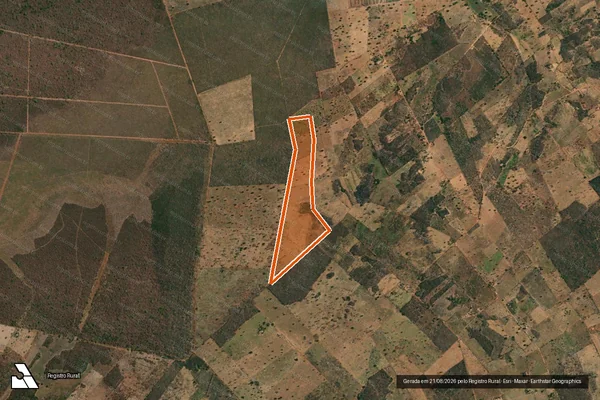 Imagem de satélite de Fazenda Cana Brava em ICARAÍ DE MINAS - MG