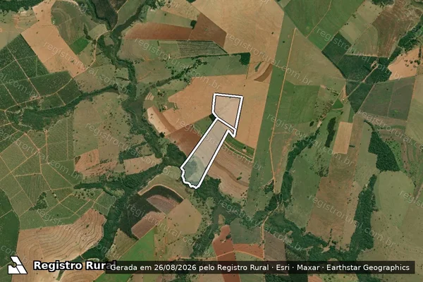 Imagem de satélite de Sítio Senhor Bom Jesus em UBIRAJARA - SP