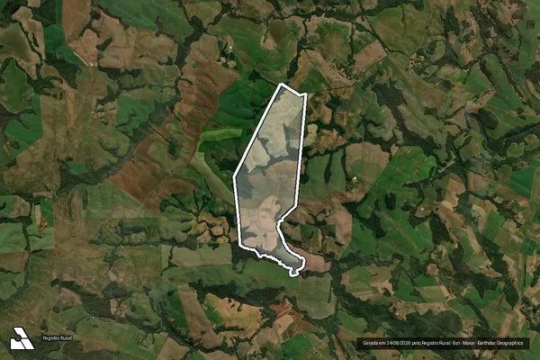 Imagem de satélite de Fazenda Nova Esperança Lote 04 em PITANGA - PR