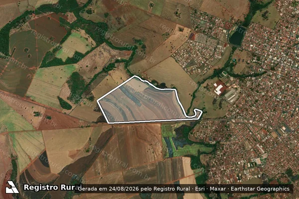 Imagem de satélite de Fazenda Vitrine II em QUIRINÓPOLIS - GO