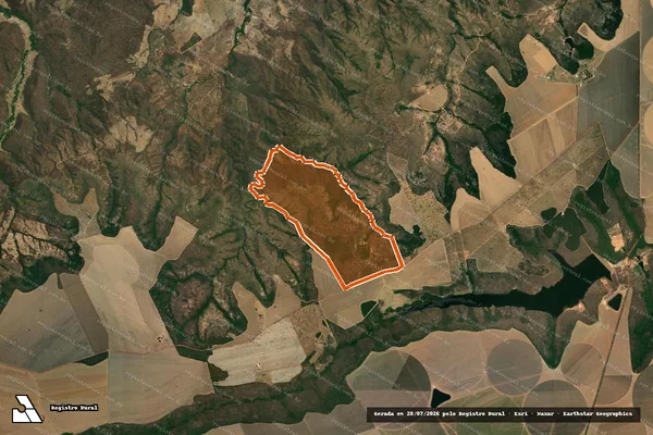Imagem de satélite de Fazenda Atrás Da Serra / Cofocó em BURITIS - MG