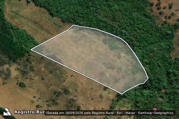 Imagem de satélite de FAZENDA SANTA BARBARA em SACRAMENTO - MG