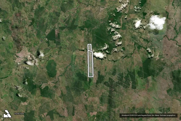 Imagem de satélite de FAZENDA SANTA CLARA em ITAPETINGA - BA