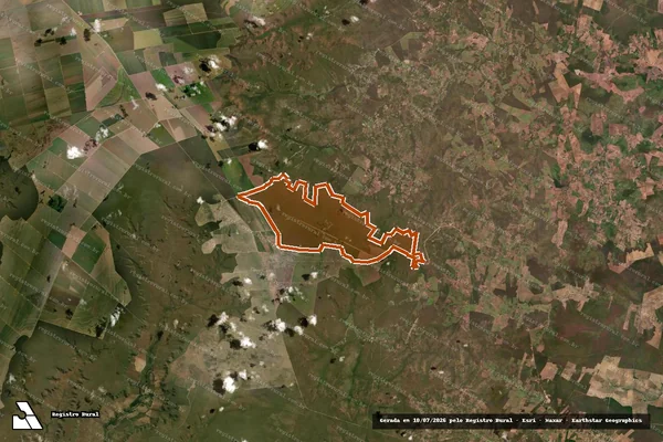 Imagem de satélite de Fazenda Acre em CRISTALÂNDIA DO PIAUÍ - PI