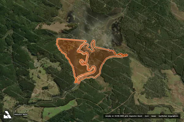 Imagem de satélite de Serra Do Corisco em SANTA CECÍLIA - SC