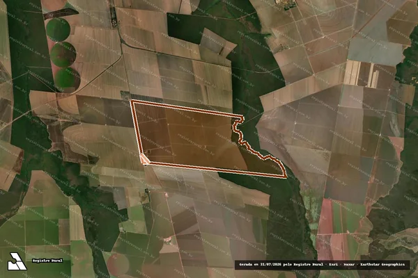 Imagem de satélite de Fazenda Planalto em BOA ESPERANÇA DO NORTE - MT