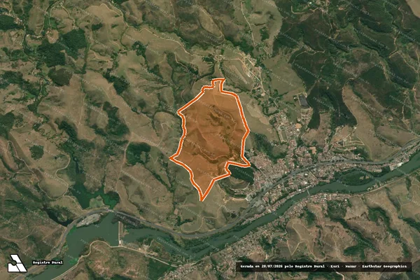 Imagem de satélite de Área 1 em QUELUZ - SP