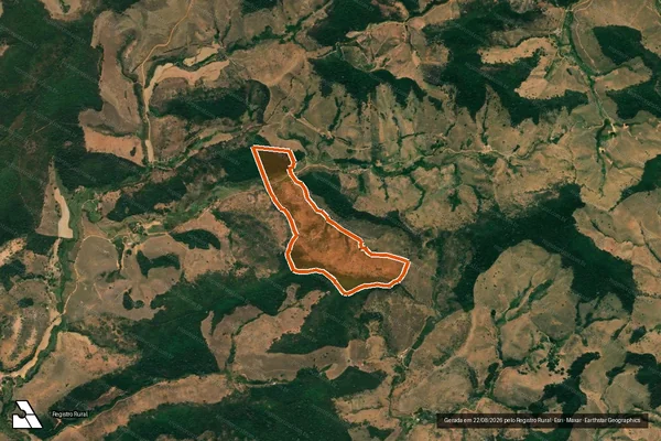 Imagem de satélite de BOA ESPERANÇA em ALVINÓPOLIS - MG