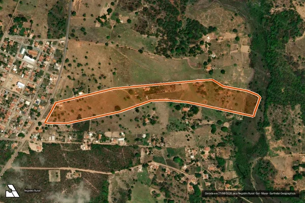Imagem de satélite de Fazenda Grotao em SÍTIO D'ABADIA - GO