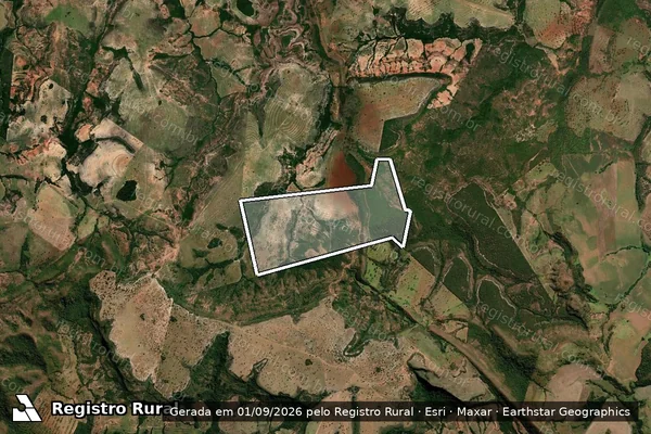Imagem de satélite de FAZENDA SERVO I em CAIAPÔNIA - GO
