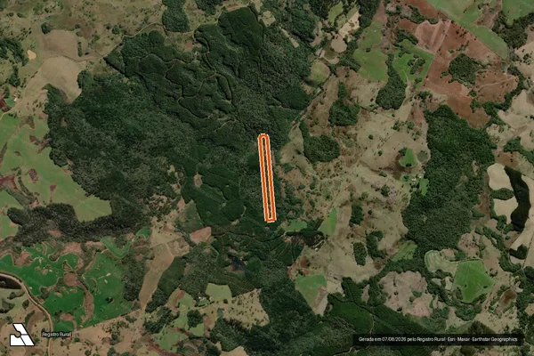 Imagem de satélite de Fazenda Morros Altos Ii em CAMPO BELO DO SUL - SC