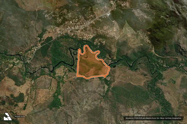 Imagem de satélite de Vargem Do Arroz em JABOTICATUBAS - MG