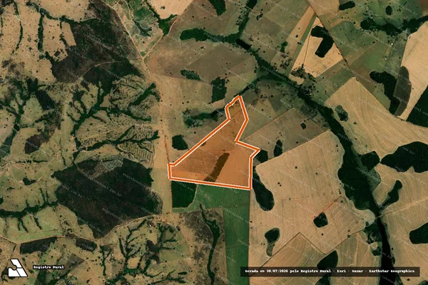 Imagem de satélite de Fazenda Agua Clara e Catingueiro em ANICUNS - GO