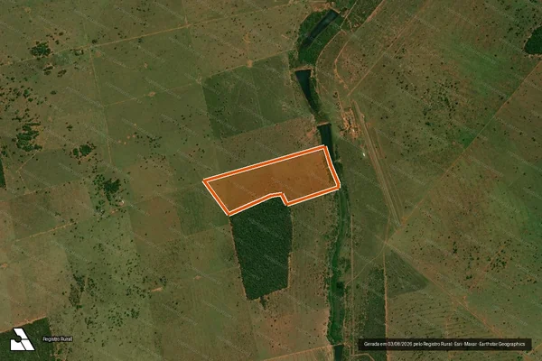 Imagem de satélite de Estancia Heranca Do Velho Pai em RIBAS DO RIO PARDO - MS