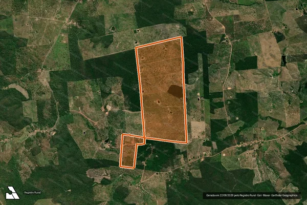 Imagem de satélite de FAZENDA SANTIAGO II em GOVERNADOR ARCHER - MA