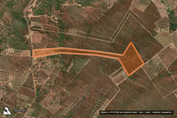 Imagem de satélite de RANCHO CARVALHO em CORRENTE - PI