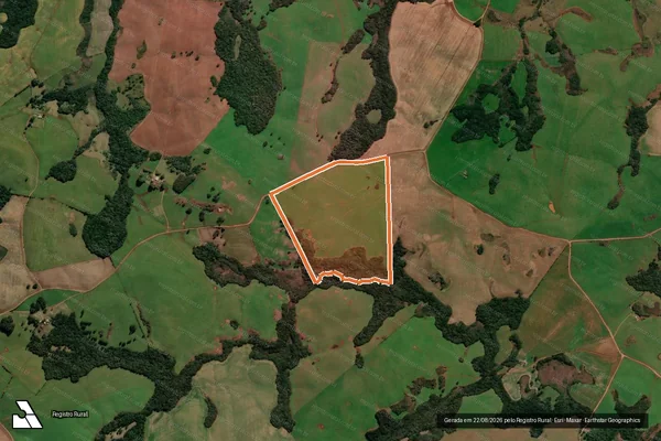 Imagem de satélite de Fazenda São José Gleba C em LAGOA VERMELHA - RS