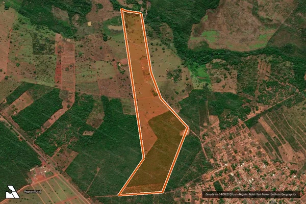 Imagem de satélite de FAZENDINHA em PALMEIRAS DO TOCANTINS - TO