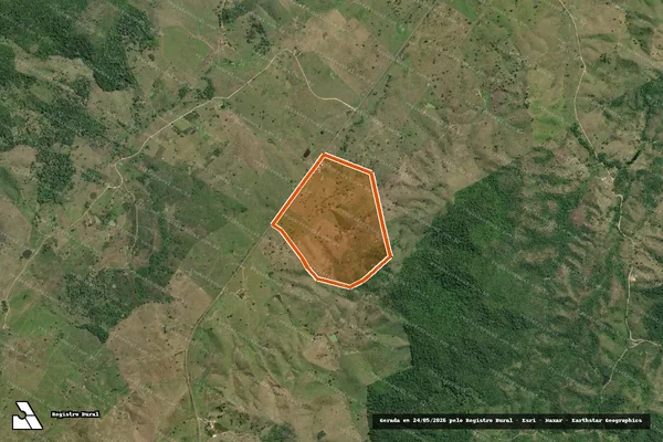 Imagem de satélite de Fazenda Alvorada em ITAGIBÁ - BA