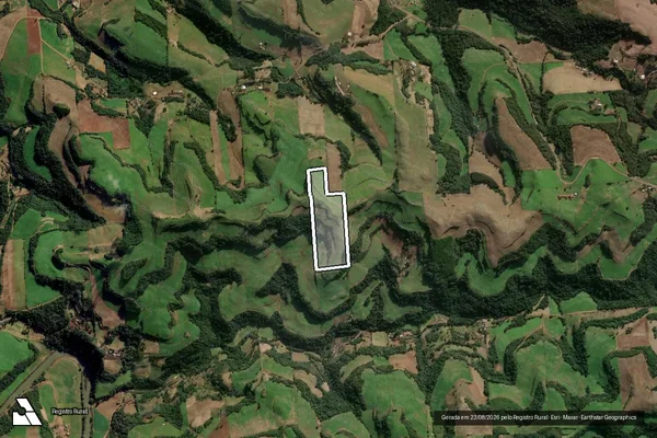 Imagem de satélite de Parte Lotes 88 e 71 - Mat. 14.780 em MONTAURI - RS