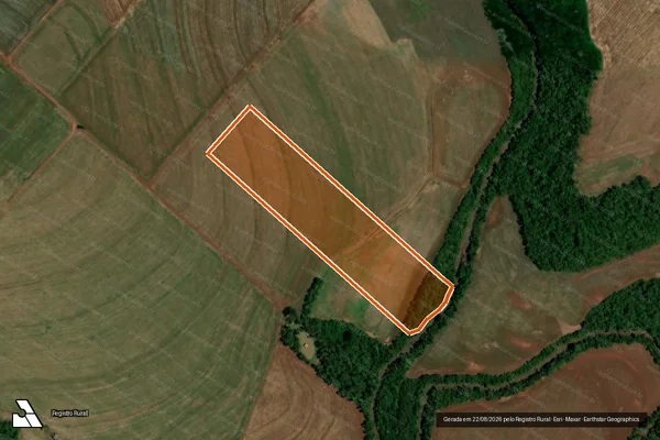 Imagem de satélite de LOTE RURAL 64-A, DO 7 POLIGONO em SERRANÓPOLIS DO IGUAÇU - PR