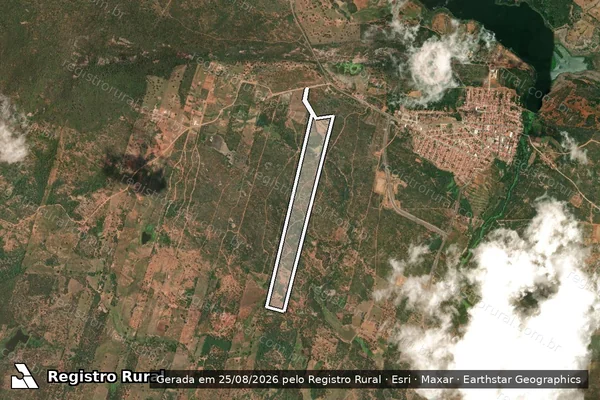 Imagem de satélite de Fazenda Riacho Dos Cavalos em TERRA NOVA - PE