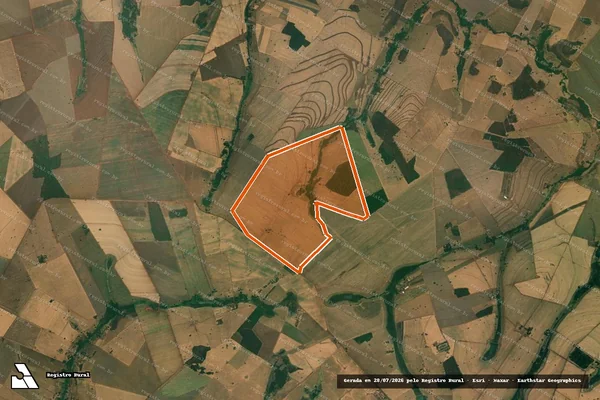 Imagem de satélite de Fazenda Quero Quero em CAPINÓPOLIS - MG