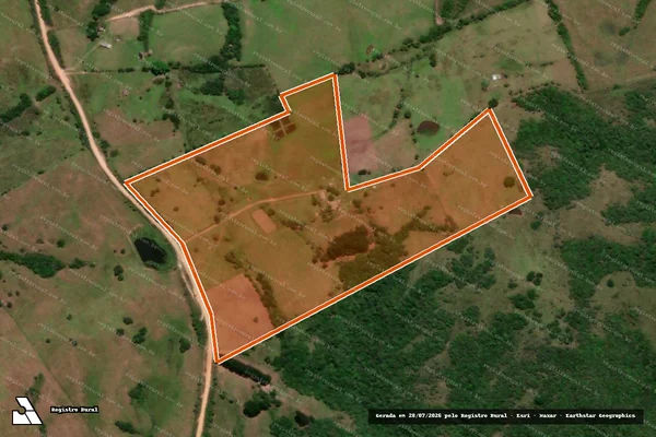 Imagem de satélite de Cafurna em HERVAL - RS