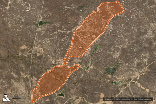 Imagem de satélite de FAZENDA MORGADO em SANTA QUITÉRIA - CE