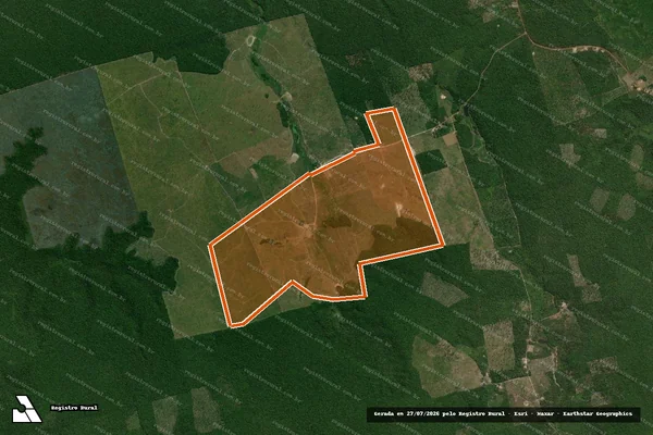 Imagem de satélite de FAZENDA NOVA TERRA em CODÓ - MA