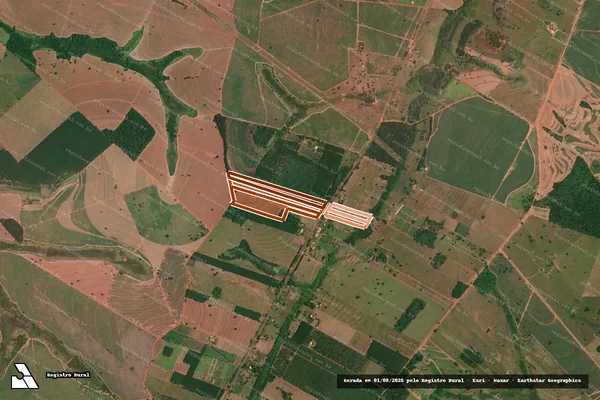 Imagem de satélite de Sitio Sao Sebastiao em MACEDÔNIA - SP