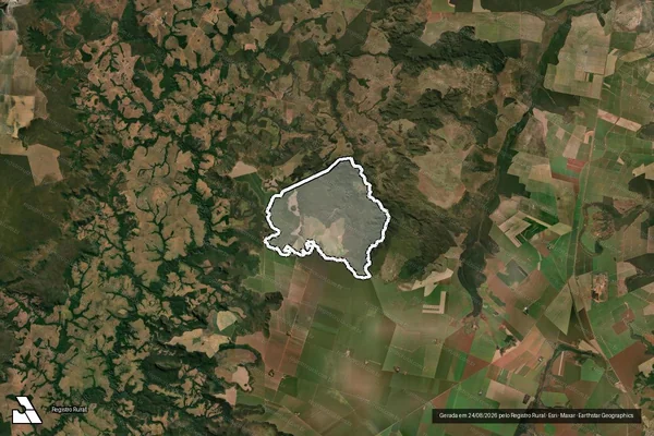 Imagem de satélite de FAZENDA CASA BRANCA em ALTO TAQUARI - MT
