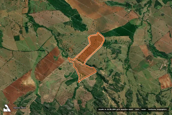 Imagem de satélite de Fazenda Tapada Seio De Abrao em IGUATAMA - MG