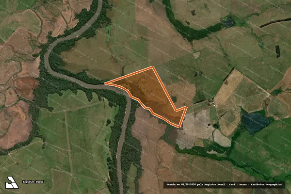 Imagem de satélite de AGROPECUARIA ESPERANÇA em Alegrete - RS