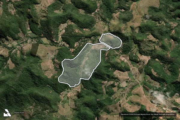 Imagem de satélite de Fazenda Alvorada em TEÓFILO OTONI - MG