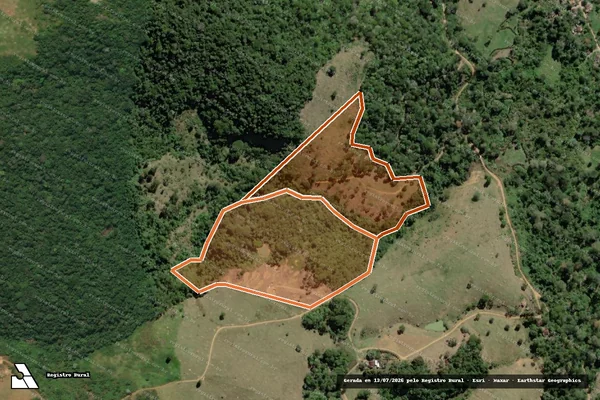 Imagem de satélite de FAZENDA CAMPO LARGA IV em JEQUIÉ - BA