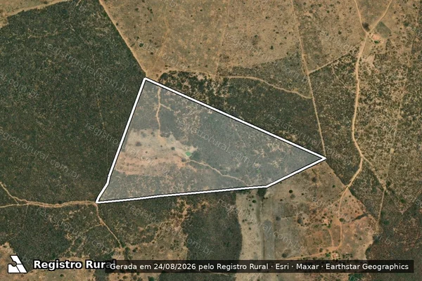 Imagem de satélite de Fazenda Curral Velho em LICÍNIO DE ALMEIDA - BA
