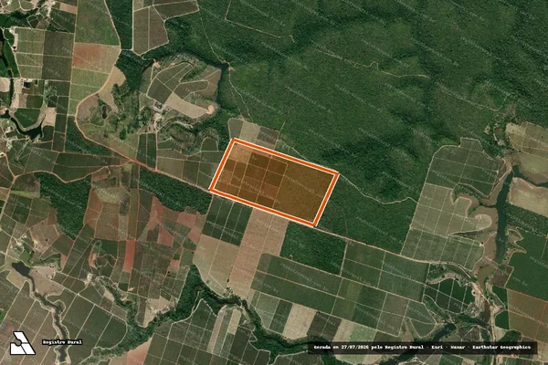 Imagem de satélite de SITIO FLORESTA em VILA VALÉRIO - ES