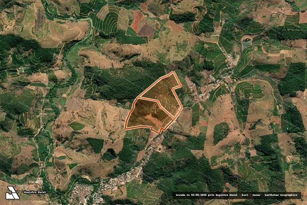 Imagem de satélite de Sítio Santa Izabel em SÃO ROQUE DO CANAÃ - ES