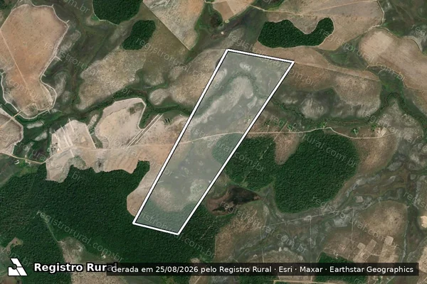 Imagem de satélite de SITIO TERRA SANTA em BONFIM - RR