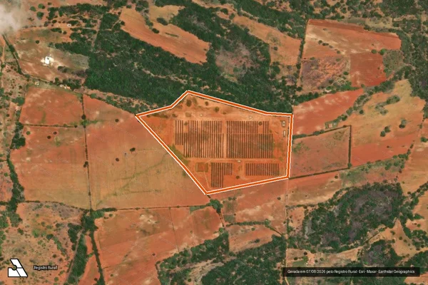 Imagem de satélite de FAZENDA FATIMA em IBIPEBA - BA