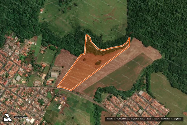 Imagem de satélite de Fazenda Santo Antonio em MARACAÍ - SP