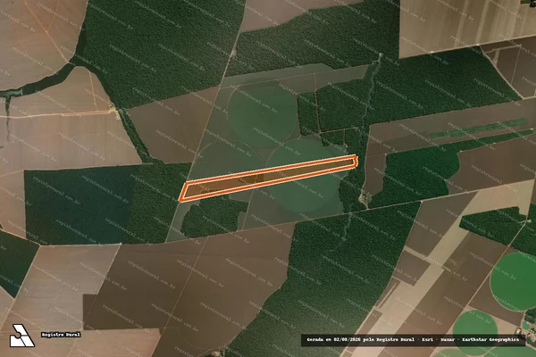 Imagem de satélite de Sitio Santo Antonio em NOVA UBIRATÃ - MT