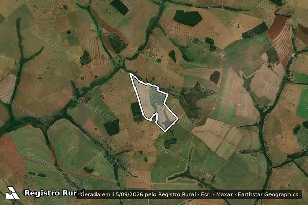 Imagem de satélite de FAZ. PARAFUSO - 4 IRMÃOS II em São Francisco de Sales - MG