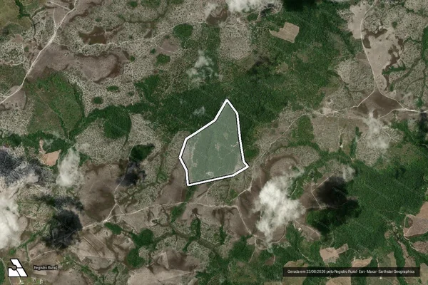 Imagem de satélite de Fazenda Mexicana em CANAVIEIRAS - BA