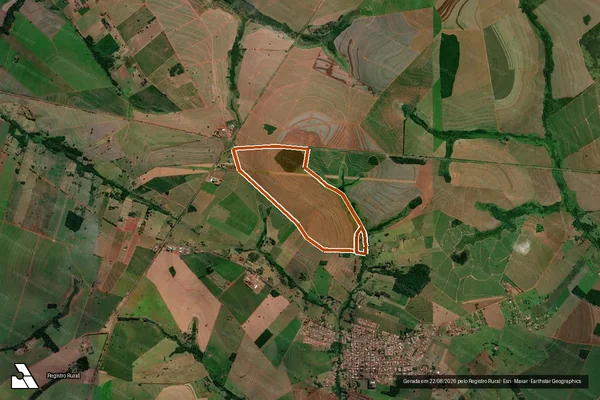 Imagem de satélite de Fazenda São Bento em IEPÊ - SP