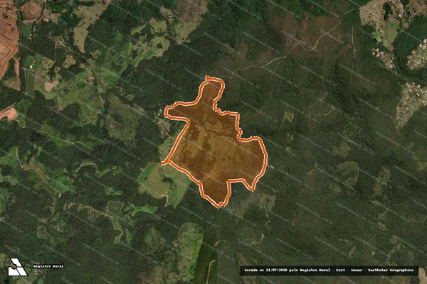 Imagem de satélite de Agua Fria em BRUMADINHO - MG